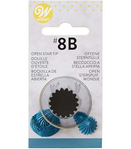 Churro Piping Tip Ateco #869 French Star Pastry Tip Professional