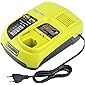 DierCosy Tools 12V-18V Universal-Akku-Ladegerät für Ryobi P100 P102 P108 P117 P118 mit USB-Anschlüssen Schnellladung