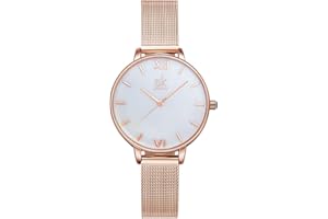 SHENGKE Creative Simplicity Women Watch Mesh Band Elegant Women Watches Ladies Business Wristwatch