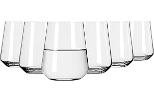 Ritzenhoff 6301003 Verre à eau 500 ml - Série Lichtweiss - 6 verres à boire en set cadeau, stylé - Made in Germany