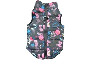 ZYUEER Vetement Chien Chat Pas Cher Manteau Chien sans Manche Doudoune pour Chiot Manteaux Habits pour Petite Chiens Veste Hiver Chaud