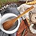 Produktbild TianranRT Lang Aus Holz Kochen Reis Spatel Schaufel Küche Utensilien Nichthaftend Hand Wok Schaufel (A)