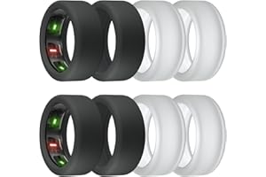 Sylacor Ring Cover for Oura Ring Gen 4/3, Anti-Scratch Elastic Silicone Case