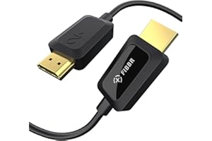 FIBBR Kabel światłowodowy 8K HDMI 7.5M, 48Gbps Kabel 8K HDMI 2.1/AOC Obsługa 8K@60Hz, 4K@120Hz/144Hz HDR eARC Dolby Atmos HDCP 2.2 i 2.3 Kompatybilny z PS5, Xbox Series X, PC, TV