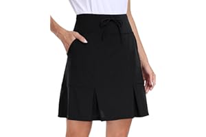 MoFiz Spódnica tenisowa damska odzież sportowa do gry w golfa trening bieganie letnia spódnica z wewnętrznymi szortami