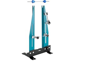 Mimoke soporte para centrar ruedas de bicicleta de 16" a 29" ruedas bicicleta soporte de calibración llantas de mantenimiento de ruedas soporte corrector Ancho de la rueda [90mm - 150mm]
