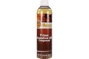 Fiebing’s Prime Neatsfoot Oil, 8 Oz. - Soften, Preserves and Waterproofs Leather