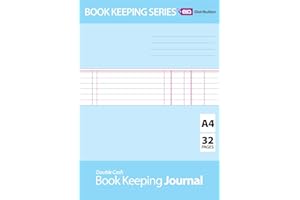 A4 16 Sheets 32 Page Accounts Book Keeping Cash Journal Ledge Analysis Accounting TRANSACTIONS Books for Account Transaction FINANCES with A RULING Guide E&A DISTRIBUTION LIMITED (Journal)