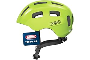 ‎ABUS ABUS Fahrradhelm Youn-I 2.0 - mit Licht für Kinder, Jugendliche und junge Erwachsene - für Mädels und Jungs