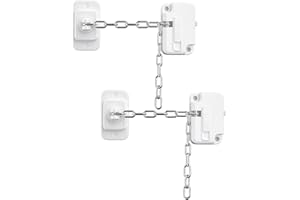 DmDoyy 2 Pezzi Blocco Finestre Per Bambini, Lucchetto Frigorifero, Per Frigorifero, Armadio, Porta, Finestra, Serratura Adesiva Con Chiave,Kit Sicurezza Bambini