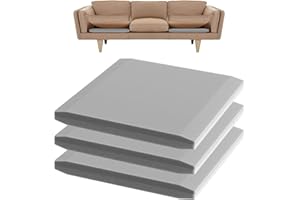 LIROPAU Mousse de Rembourrage Haute Densité, Mousse de Réparation de Canapé,Coussin en Mousse Multifonctionnel pour Une Assise, Mousse a Decouper pour Coussin de Chaise, Canapé, 50 x 50 x 5 cm