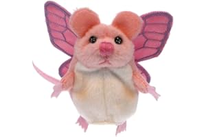 The Puppet Company - Finger Puppets - Mouse Pink with Wings