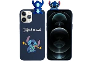 Omyzo Funda para Huawei P30 Lite 6,15",Silicona Cárcasa con Stitch 3D Doll Toy Muñeca Dibujos Anime Patrón,Suave TPU Slim Antigolpes Protettiva Carcasa Compatible con P30 Lite New Edition