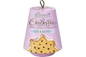 Bauli Il Pandoro CiocoSoffice Senza Lattosio - Pastel de Navidad con gotas de chocolate extra oscuro, 700 g