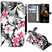 Produktbild Huawei Y6 II Compact Hülle, Huawei Y5 II Hülle , Kamal Star® PU Leder Flip Case Schutzhülle + Stylus