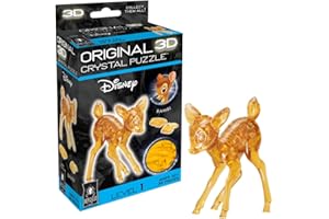 BEPUZZLED 3-D Licensed Crystal Puzzle-Bambi