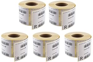 BESTPLUG 5 Rollen Deutsche Post Einschreiben Label National, 500 Aufkleber je Rolle (insgesamt 2.500 Aufkleber)
