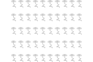 HZTYYIER Clear Twist Pins for Upholstery, 50 Pieces, Slipcovers, Bedskirts, Headliner Repair, Drapery Craft