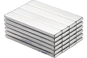 YUMILI 24 sztuki wydajnych magnesów neodymowych z rzadkiego metalu ziemnego, magnesy neodymowe, 60 x 10 x 3 mm