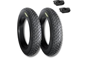 ECOVELO Ecovelò EBA26FBE Lot de 2 Housses 26 x 4.0 (100-559) + pièces avec pneus V.A. pour pneus Fat Bike VTT 26 x 4