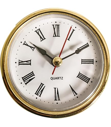 Inserto Per Orologio Al Quarzo PATIKIL 90 Mm – Quadrante Rotondo Con Numeri Arabi, Foro Di Montaggio 78 Mm, Nero/Bianco, Movimento Silenzioso, Senza Batteria