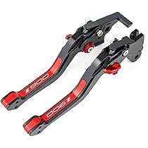 YIEBA Leve Freno E Frizione Regolabili Pieghevoli In Alluminio Per Kawasaki Z900/Z650 - Verde/Nero