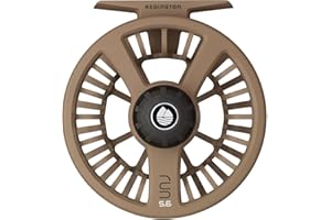 Redington Run Fliegenrolle, leichtes Design für Forellen, Süßwasserangeln, Kohlefaser-Zugsystem