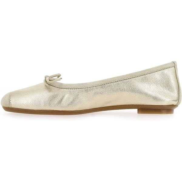 Ballerines Reqins En Cuir Marine - Confortables, Souples, Idéales Pour La Ville Ou Le Bureau