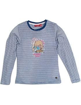 Salt & Pepper Longsleeve Horses Stripe, T-Shirt Bambina