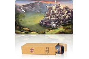 Paramint Minas Tirith (Stitched) - LOTR Lord of the Rings - Compatible with Magic the Gathering Playmat - Play MTG, YuGiOh, TCG - Original Play Mat Art Designs & Accessories