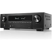 Denon AVR-X1800H 7.2 AV Receiver nero 8K Dolby Atmos, HEOS Built