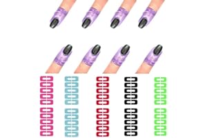 ONGLE AMOR 100 Patchs de protection cuticule, autocollants de protection vernis a ongles,remplace latex liquide pour : gels - baby boomer - ongle nail art - protection vernis semi permanent (100)