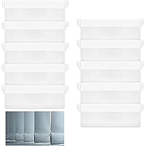 10 Stück Lamellenvorhang Beschwerungsplatten 127mm - Ersatz Für Jalousien & Vertikaljalousien