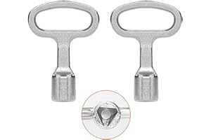 Neoreser 2 Pièce Clé Triangulaire en Métal, Clés Triangulaires, pour Boîte Électrique Gaz Eau Compteur Électrique Boîte Armoire