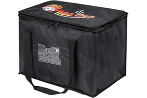 LYXMY Insulated Food Delivery Bag Extra Large Food Bag Thick Oxford Cloth Aluminum Foil Pizza Bag Meal Delivery Takeaway