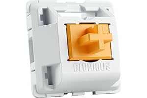 Glorious Gaming 36 Switch Panda per tastiera mecc. (tattili) - Adatti a tastiere e tastierini GMMK, riscontro rapido, corsa fluida, stampag. originale INVYR, attuazione 49g, 3 pin - Con lubrificante