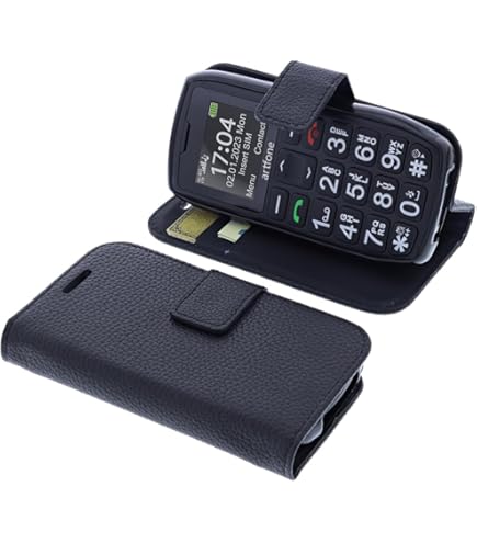 Borsa In Pelle Con Clip Da Cintura Per Telefono Artfone C1/C1+, Custodia Caseroxx Con Finestra Trasparente