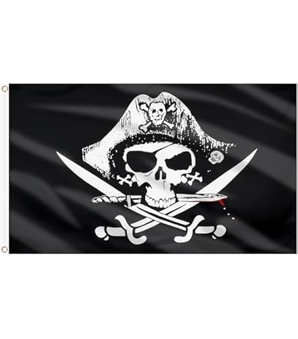 U24 Drapeau Templier Long - 250 X 40 Cm - Qualité Supérieure