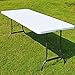 Produktbild Casaria Gartentisch Klapptisch Klappbar 182 cm I Tragegriff I Kunststoff Weiß I Campingtisch Buffettisch Garten Camping