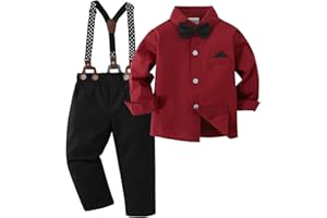 Amissz Baby Boys Gentlemen Outfits Suit 1-10 Years Set
