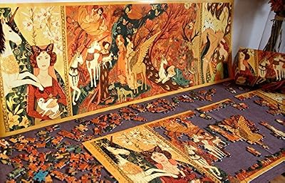Djeco - Puzzle gallery 500 Pièces - Dames à la licorne