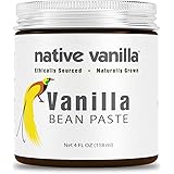 Native Vanilla - Vanilla Bean Paste 118 ml (4 oz) - for Chefs and Home Cooking, Baking, and Dessert Making