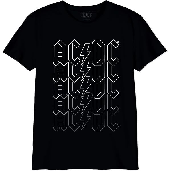 Maglietta AC/DC Bambino Ufficiale - High Voltage, 100% Cotone - Foto 5