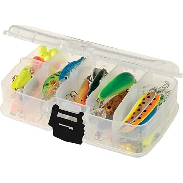 Boîte De Rangement Pour Pêche Double Face – Organiseur D’appâts En Plastique Orange étanche