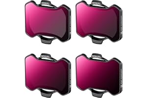 K&F Concept Filtro para Avata 2, Kit de ND Filtro para Avata 2 con ND8/PL, ND16/PL, ND32/PL, ND64/PL Compatible con dji Avata 2 con 28 Capas Nano Revestimiento
