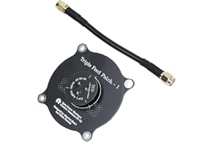 ANKROYU Antenna patch a tripla alimentazione, antenna direzionale polarizzata circolarmente, antenna FPV polarizzata da 5,8 GHz, antenne direzionali polarizzate circolarmente