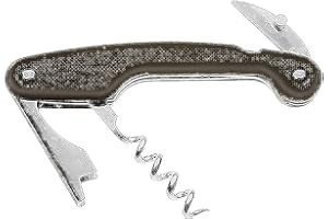 Pedrini 7525 – 432 Messer Sommelier braun Korkenzieher Messer Sommelier, braun, Metall, Edelstahl, 95 mm, 20 mm, 255 mm