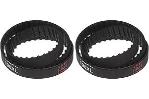 sourcing map 2 Stück 190XL 037 Zahnriemen 95 Zähne Gummi Zahnriemen 0,37" Breite 0,20" Steigung Gummizahnriemen Keilriemen Industrie Antriebsriemen Mechanische Ersatzriemen