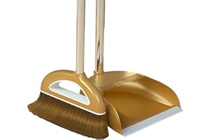 EASTUY Ensemble Balai Et Pelle, Balayette Et Pelle À Poussière avec Long Manche avec, pour Le Nettoyage La Maison, La Cuisine, La Bureau