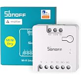 SONOFF MINI-D Matter Smart Garage Door Switch, Dry Contact Switch, Support DC Input (12-48V) Max Load 8W, Compatible with Ale